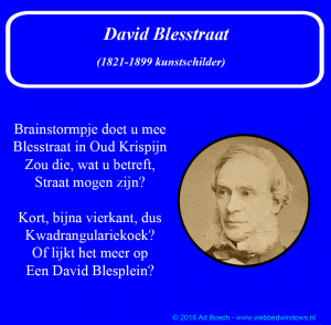 David Blesstraat